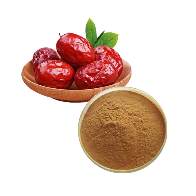 Organic Red Jujube Extract Juice 20: 1 Powder Red Dates Powder Jujube