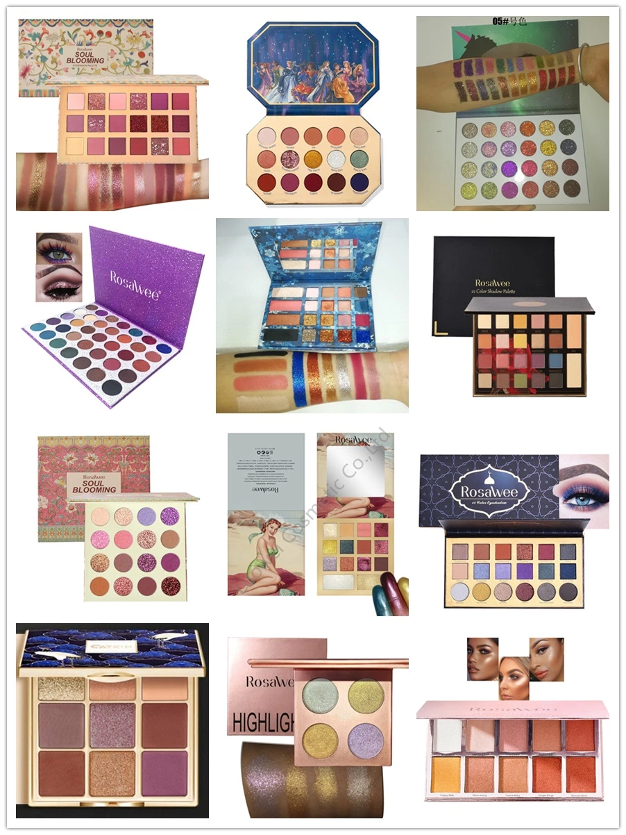 OEM Brand Quality Customized Eyeshadow Palette Cosmetics Makeup Kit Manufactory