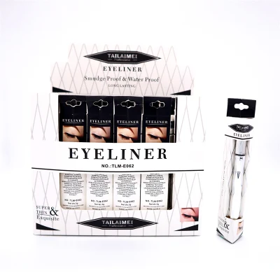 Tlm vente chaude Super exquis maquillage eye-liner stylo longue durée Eye Liner stylo mince nouveau imperméable noir Eyeliner liquide